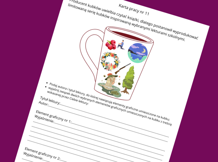 "ŚWITEZIANKA” – lektury- kl. 4-8 – ikonki – powtórzenie – powtórka – egzamin – karta pracy