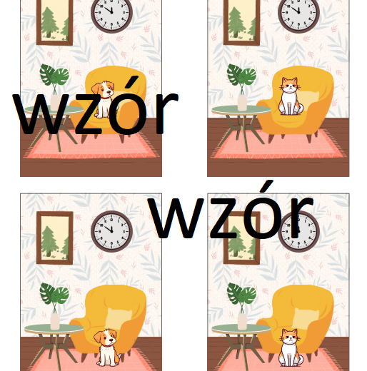 Przyimki - karty obrazkowe