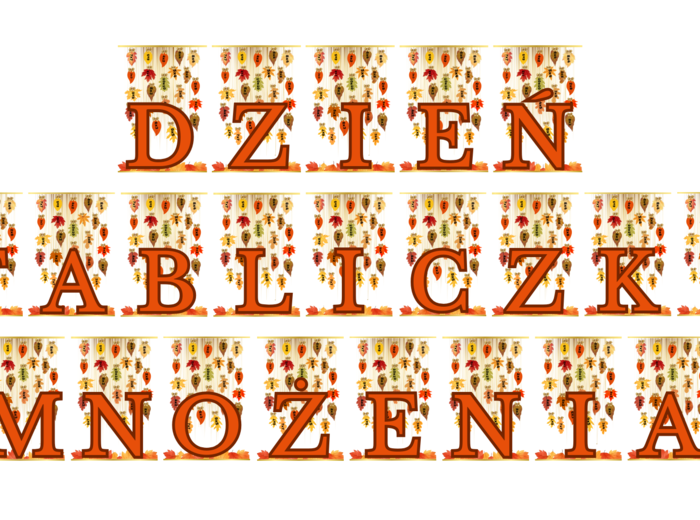 Dzień Tabliczki Mnożenia — dekoracja, która robi wrażenie!