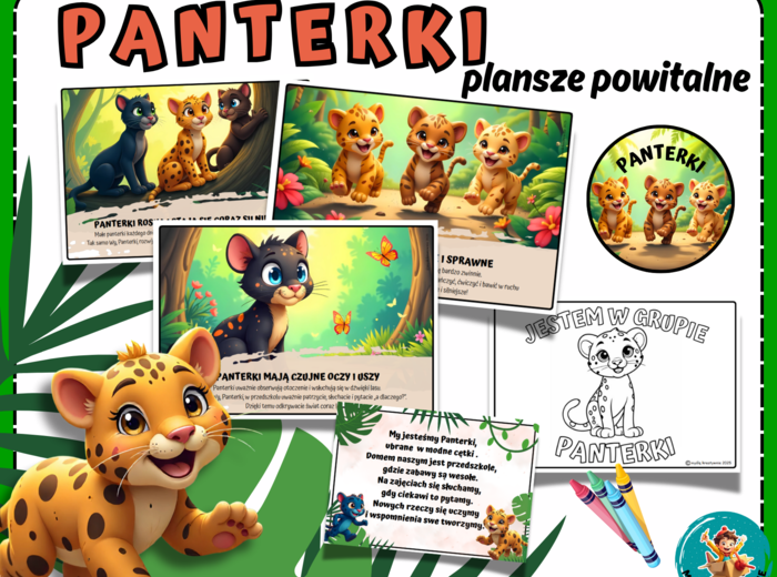 PANTERKI - plansze powitalne