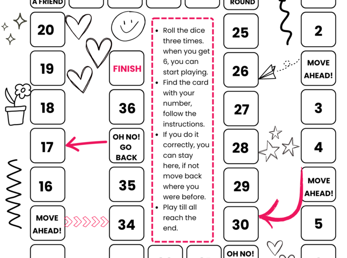 Together 5 Unit 1 Revision Game