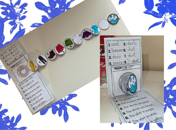 Clothes Ubrania wklejka pralka czarno biała