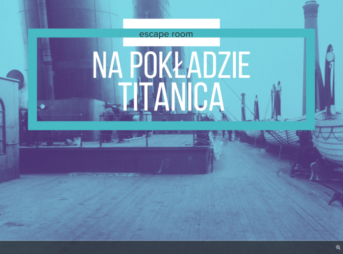 Titanic- escape room