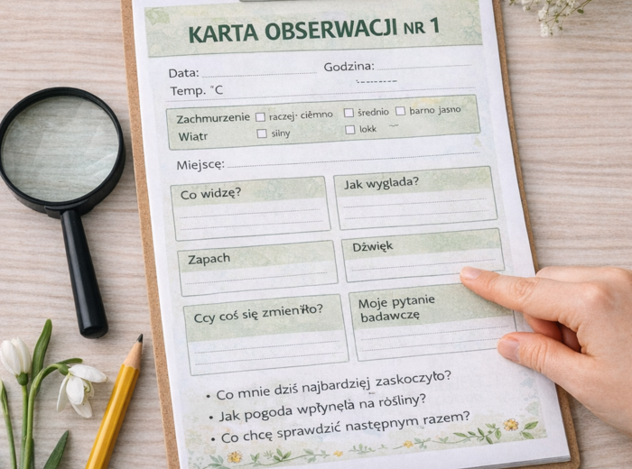 Wiosna Start! Mini‑podręcznik obserwacji przyrody na marzec