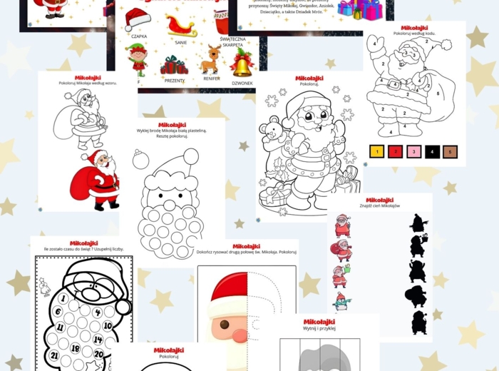 PAKIET MATERIAŁÓW NA GRUDZIEŃ WEDŁUG KALENDARZA ŚWIĄT I DNI NIETYPOWYCH.