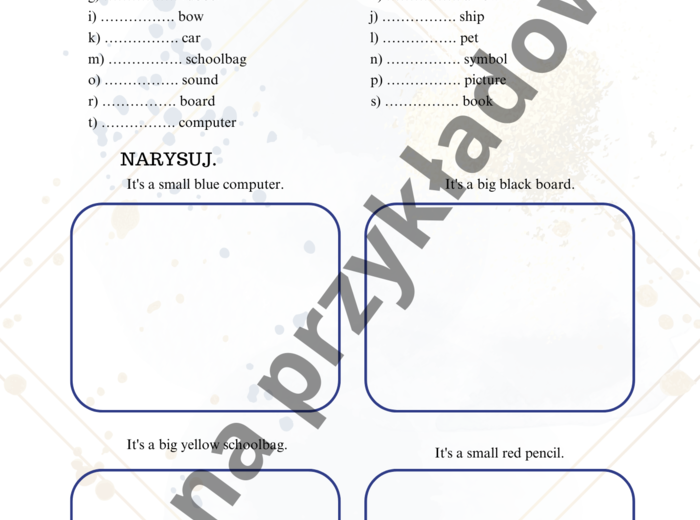 Brainy 4 unit 1 Karty pracy gramatyka