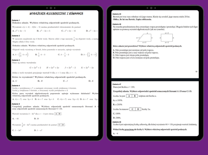 Zbiór zadań CKE 8-klasisty - Matematyka