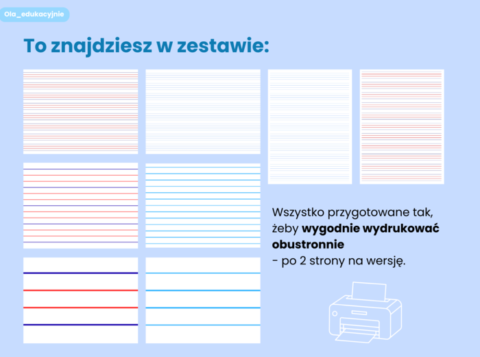 Liniatura - różne warianty