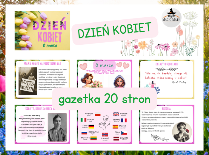 DZIEŃ KOBIET - gazetka - 20 stron