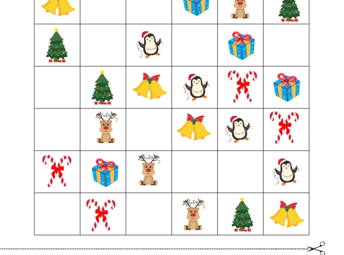 Zimowy zestaw zadań dla uczniów klas 1-3