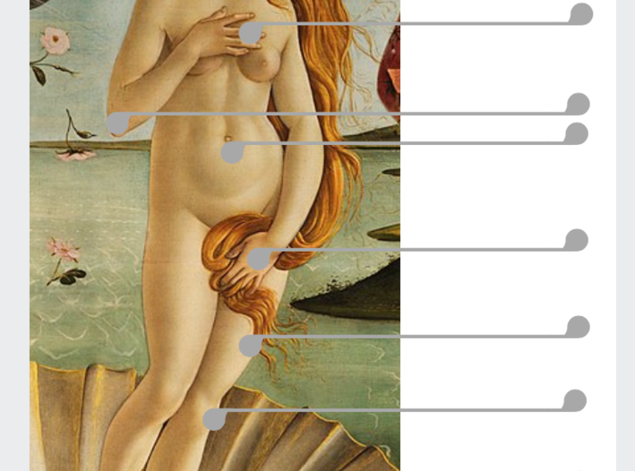 Język obcy. Narodziny Wenus - Botticelli