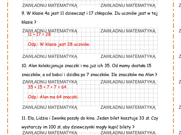 Dział I: Liczby naturalne – część 1