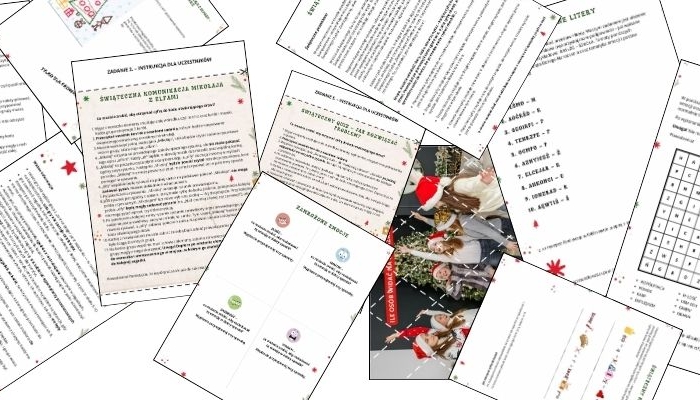 ESCAPE ROOM Na ratunek świątecznym relacjom dla dzieci w wieku 10-18 lat