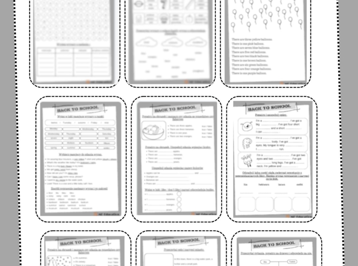 Back to school - Mega pack materiałów na lekcje języka angielskiego