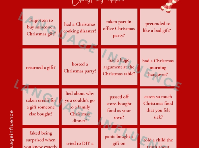 Angielski - Plansza / Gra "Have you ever...?" Christmas edition / Edycja świąteczna