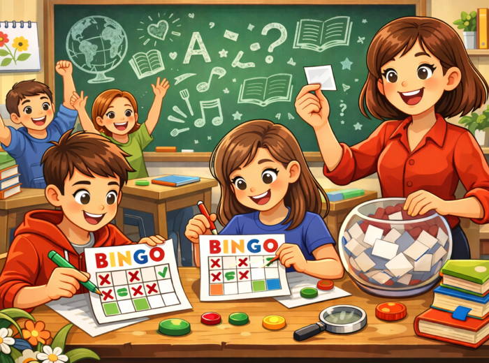 GRAmatyczne BINGO Mistrzów dla uczniów klas 4-8