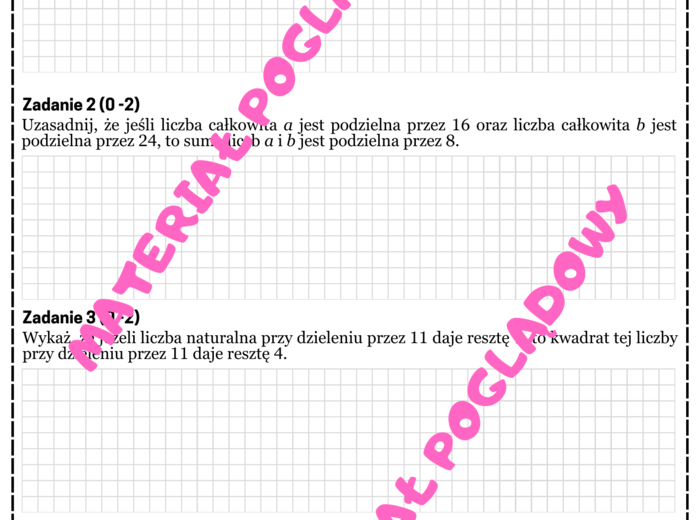 MINI MATURA. MATEMATYKA. Dowody algebraiczne i geometryczne.
