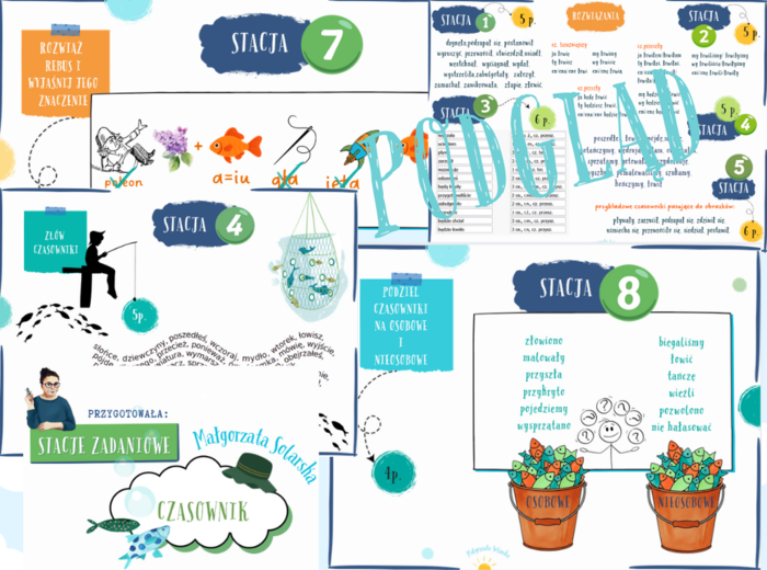 Czasownik- stacje zadaniowe