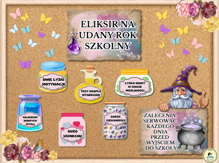 ELIKSIR NA UDANY ROK SZKOLNY - gazetka motywacyjna