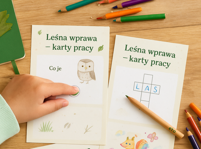 Leśna wyprawa – karty pracy