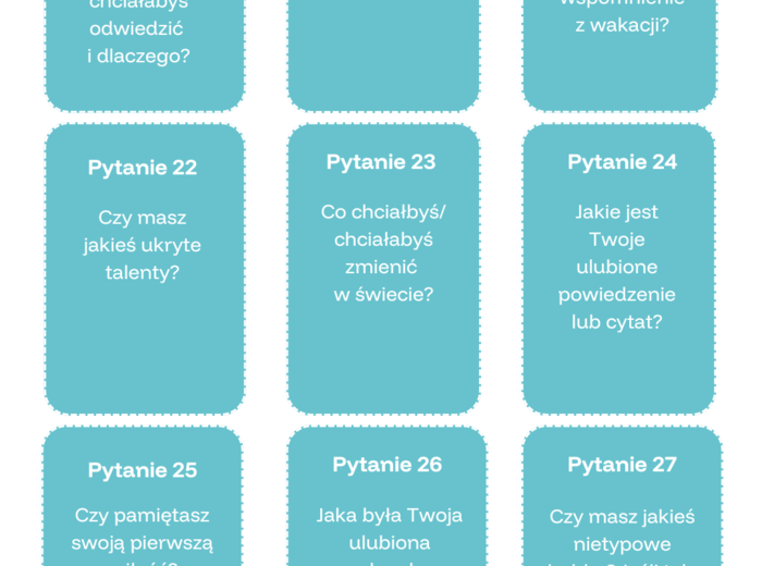 Zestaw na zajęcia integracyjne