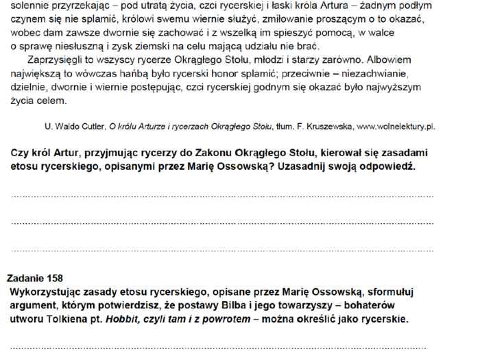 Zadania egzaminacyjne z j.polskiego - Czytanie ze zrozumieniem