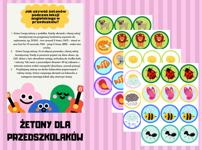 Żetony - przedszkole