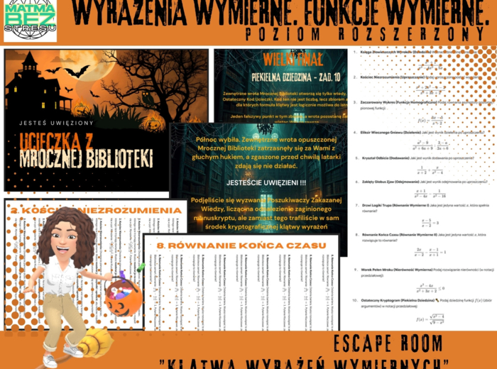 Wyrażenia wymierne. Funkcje wymierne - powtórka (poziom rozszerzony)