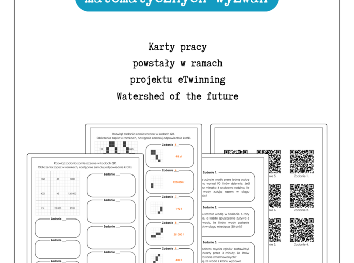 Karta pracy – Woda w liczbach: Rozwiązywanie matematycznych wyzwań z kodami QR