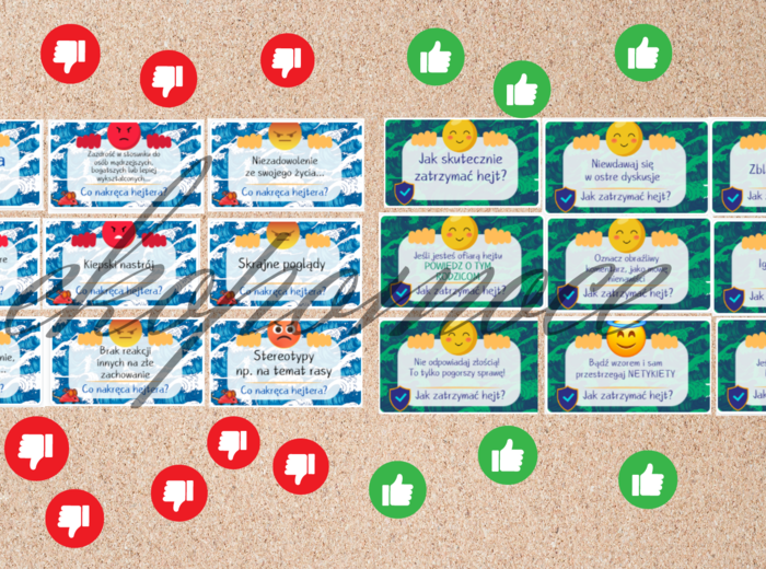 Gazetka szkolna - Co nakręca hejtera?/Jak skutecznie zatrzymać hejt? + PREZENTACJA GRATIS