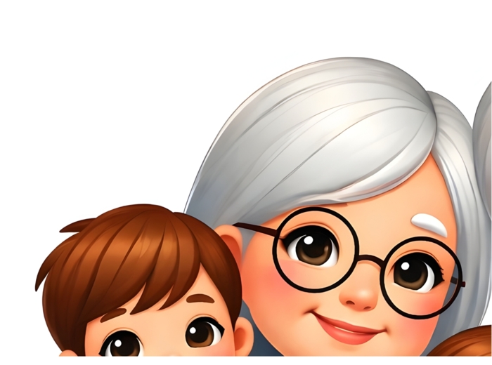 DZIEŃ BABCI I DZIADKA – zestaw materiałów do przygotowania dekoracji, grafika XXL