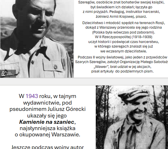 Rudy, Alek, Zośka. Bohaterowie KAMIENI NA SZANIEC