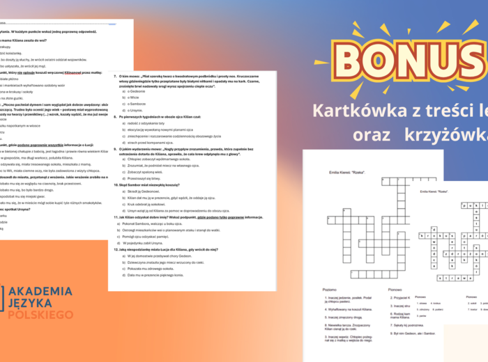 Kartkówka z treści lektury Emilia Kiereś: "Rzeka".