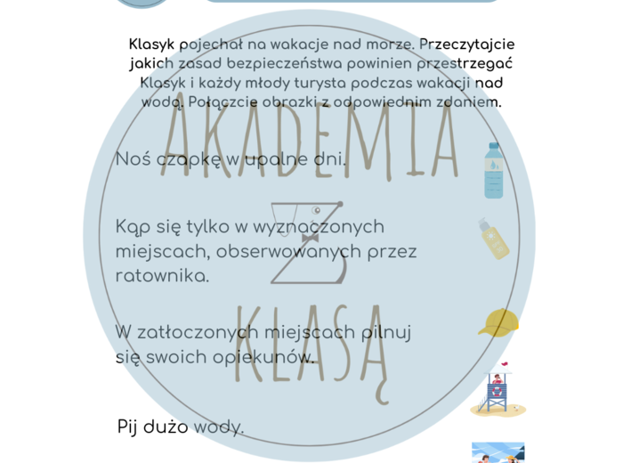 PAKIET dla klas 1, 2, 3 – STACJE ZADANIOWE – WAKACYJNA PRZYGODA Z KLASYKIEM