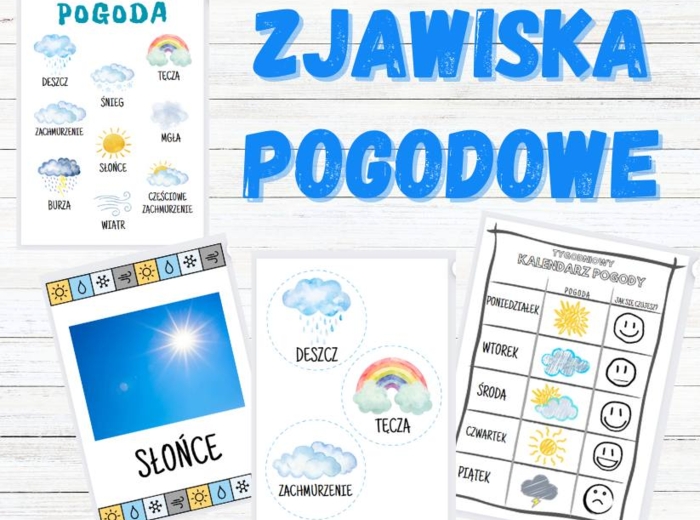 Zjawiska pogodowe - plansze