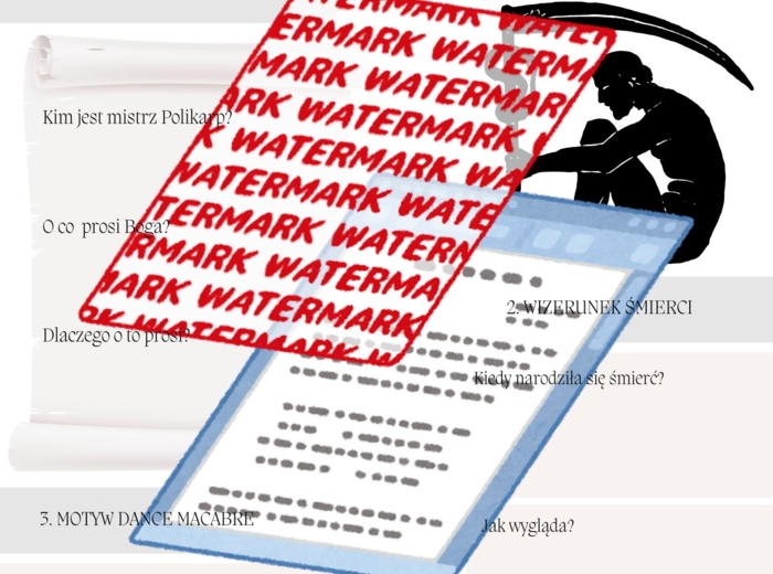 📒Notatnik maturalny – Średniowiecze (wprowadzenie, Bogurodzica, Lament Świętokrzyski, Rozmowa mistrza Polikarpa ze śmiercią, Pieśń o Rolandzie)