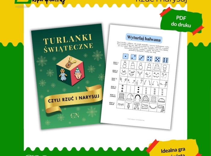 Wyturlaj bałwana - kreatywna gra bożonarodzeniowa dla dzieci i rodziny