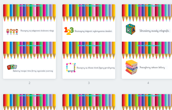 Czego dziś się dowiem?- karty do dekoracji i wydruku - klasa 3