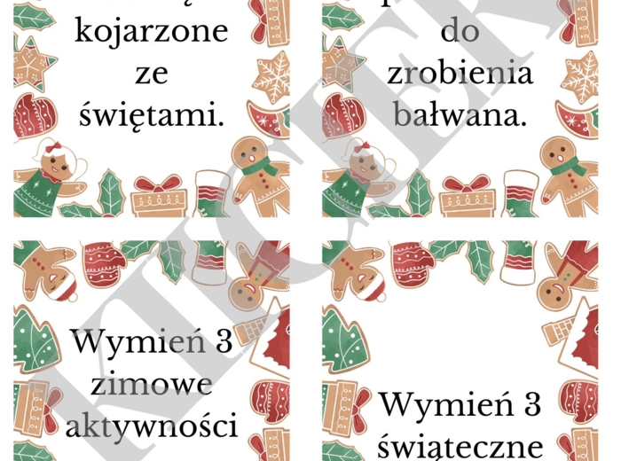 ŚWIĄTECZNE TABOO I 5 S - GODZINA WYCHOWAWCZA, ŚWIĄTECZNE SPOTKANIE KLASOWE