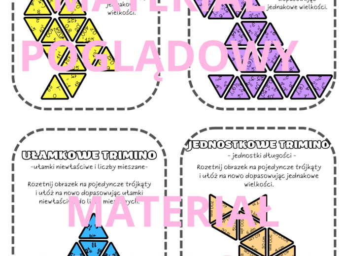 PAKIET TRIMINO - 9 KART PRACY
