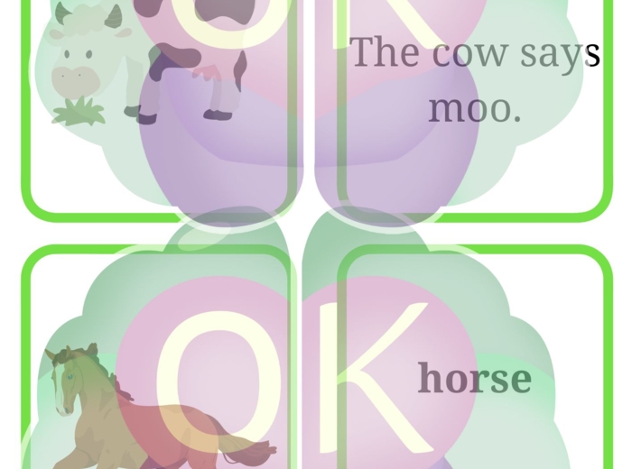 Zestaw Flashcards dla Dzieci – Kolory, Zwierzęta i Rodzina (38 stron)