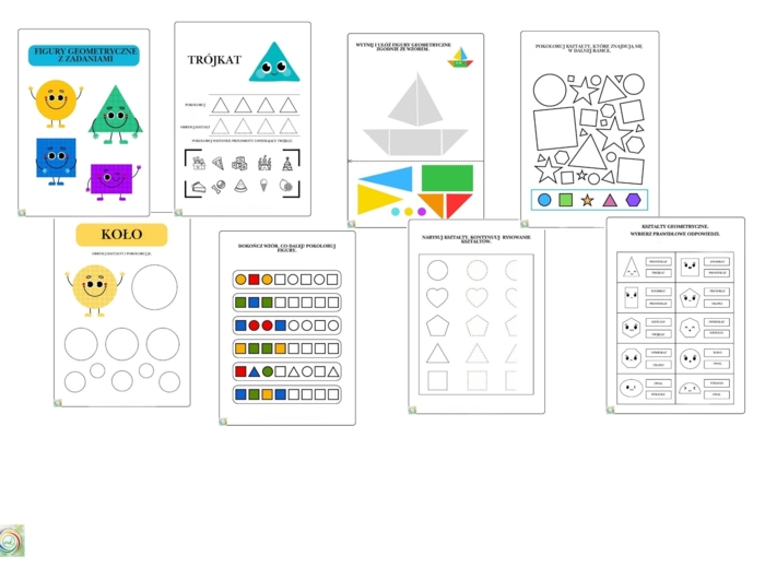 FIGURY GEOMETRYCZNE Z ZADANIAMI