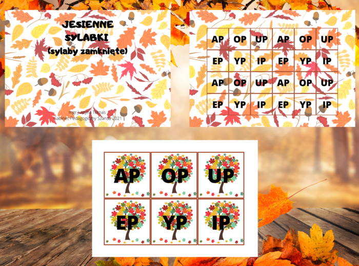 JESIENNE SYLABY ZESTAW