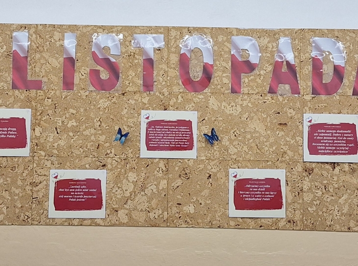 11 listopada - cytaty, gazetka, ojczyzna, niepodległość, dekoracja