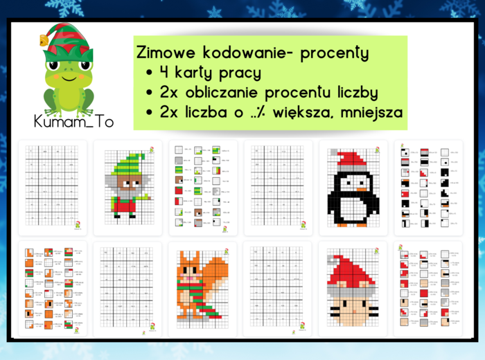 Zimowe kodowanie- procenty