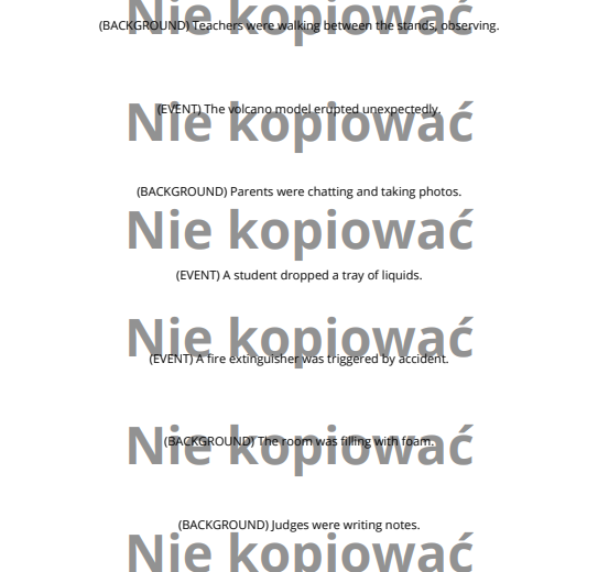Scenariusz lekcji z ćwiczeniami do druku Past Simple v. Continuous B1