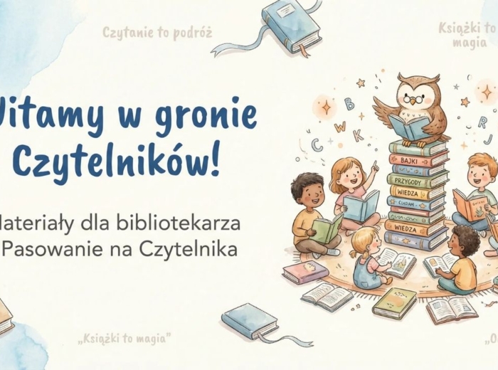 Materiały na gazetkę szkolną dla bibliotekarza; Pasowanie na czytelnika
