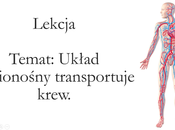Klasa 4 - Układ krwionośny - prezentacja