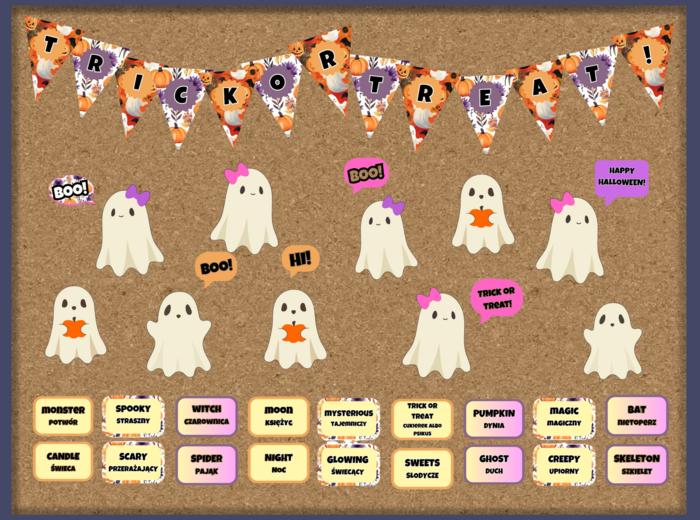 Halloweenowa gazetka szkolna