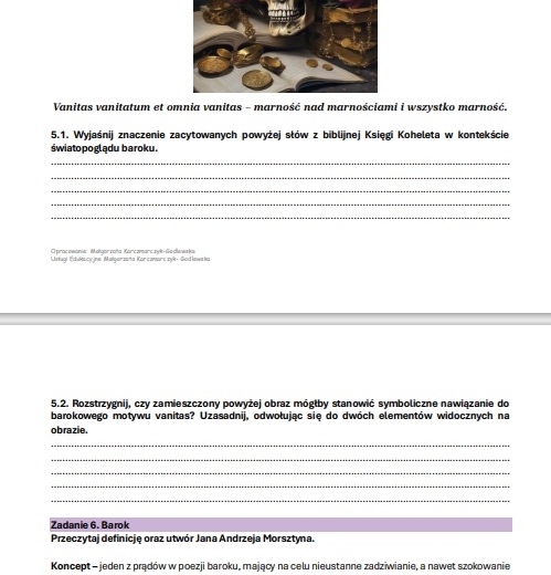 Epokownik maturalny - zestaw zadań do matury pisemnej z języka polskiego,